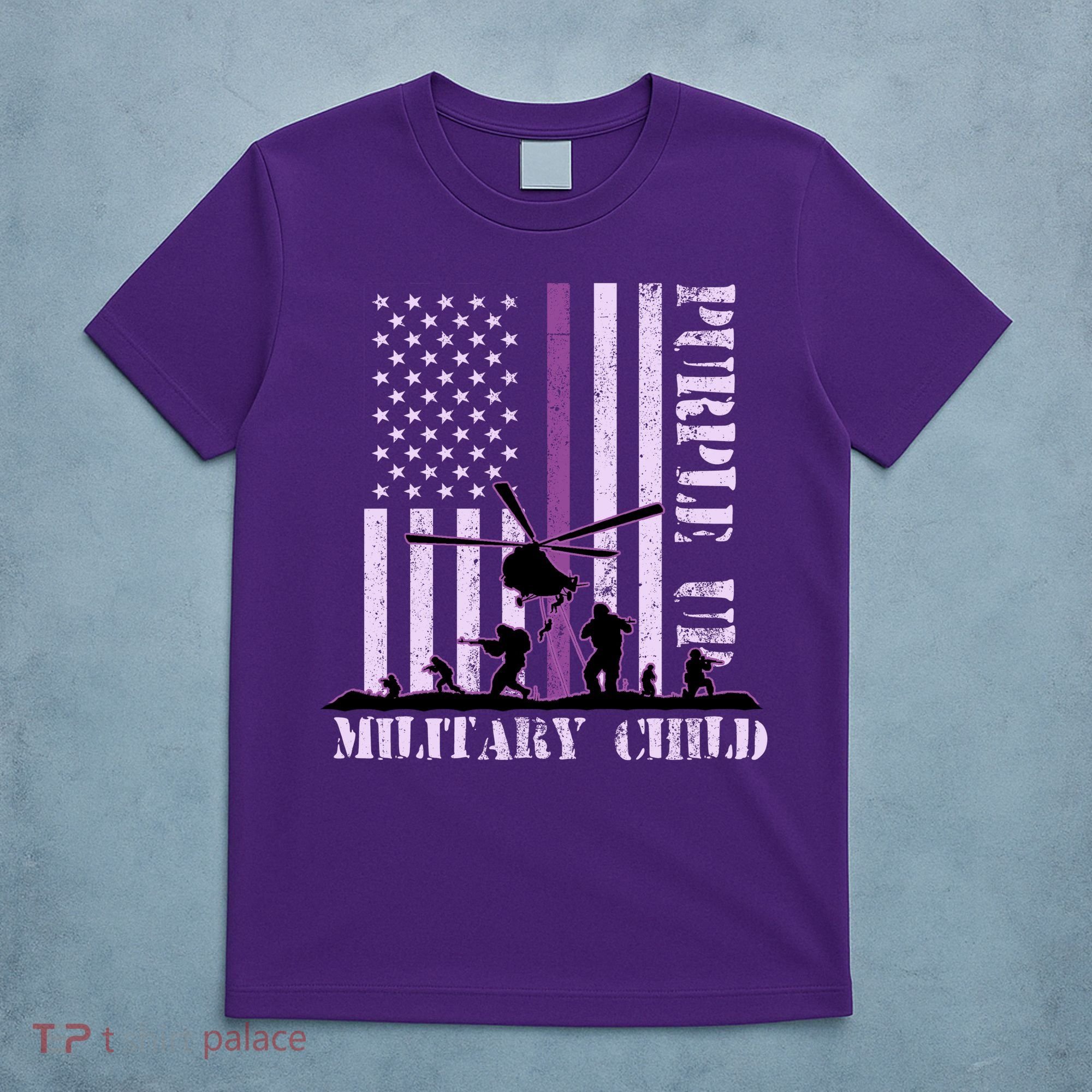 Purple Up Military Child T-Shirt