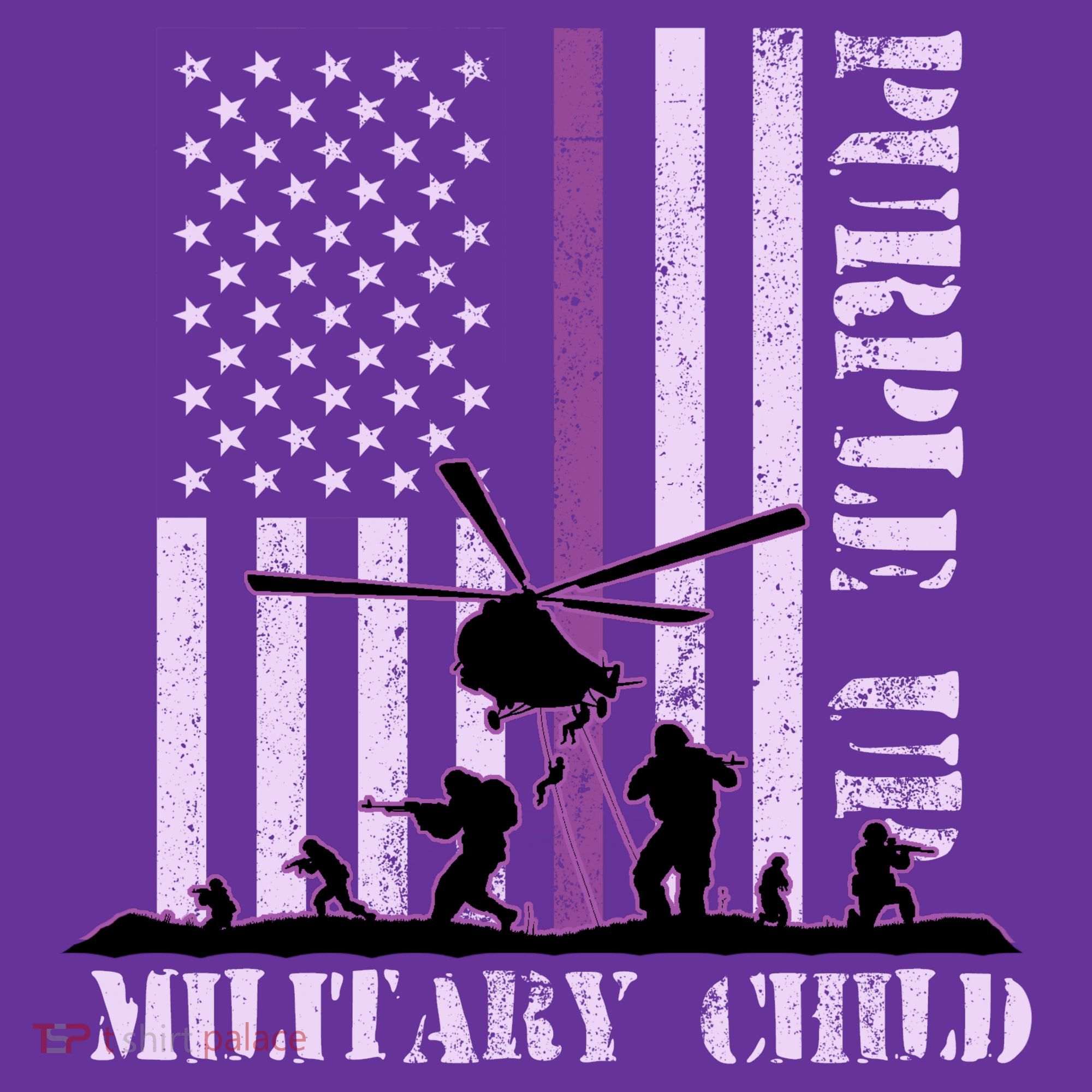 Purple Up Military Child T-Shirt