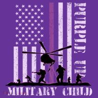 Purple Up Military Child Mousepad thumb 1