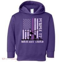 Purple Up Military Child Toddler Hoodie thumb 0