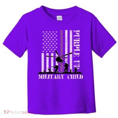 Purple Up Military Child Toddler T-Shirt