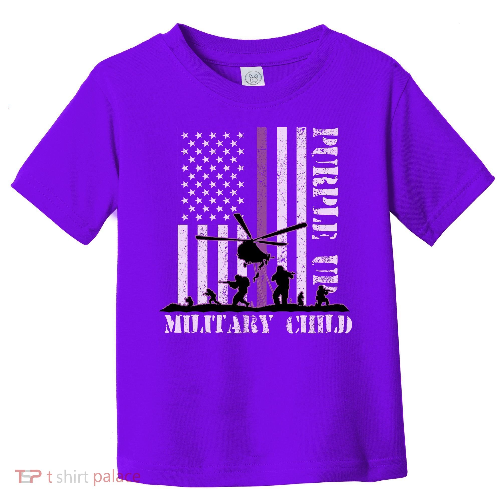 Purple Up Military Child Toddler T-Shirt