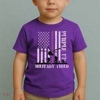 Purple Up Military Child Toddler T-Shirt thumb 2