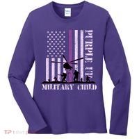 Purple Up Military Child Women's Long Sleeve Shirt thumb 0
