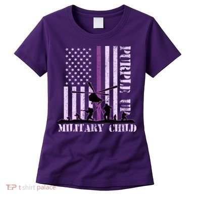 Purple Up Military Child Women's T-Shirt