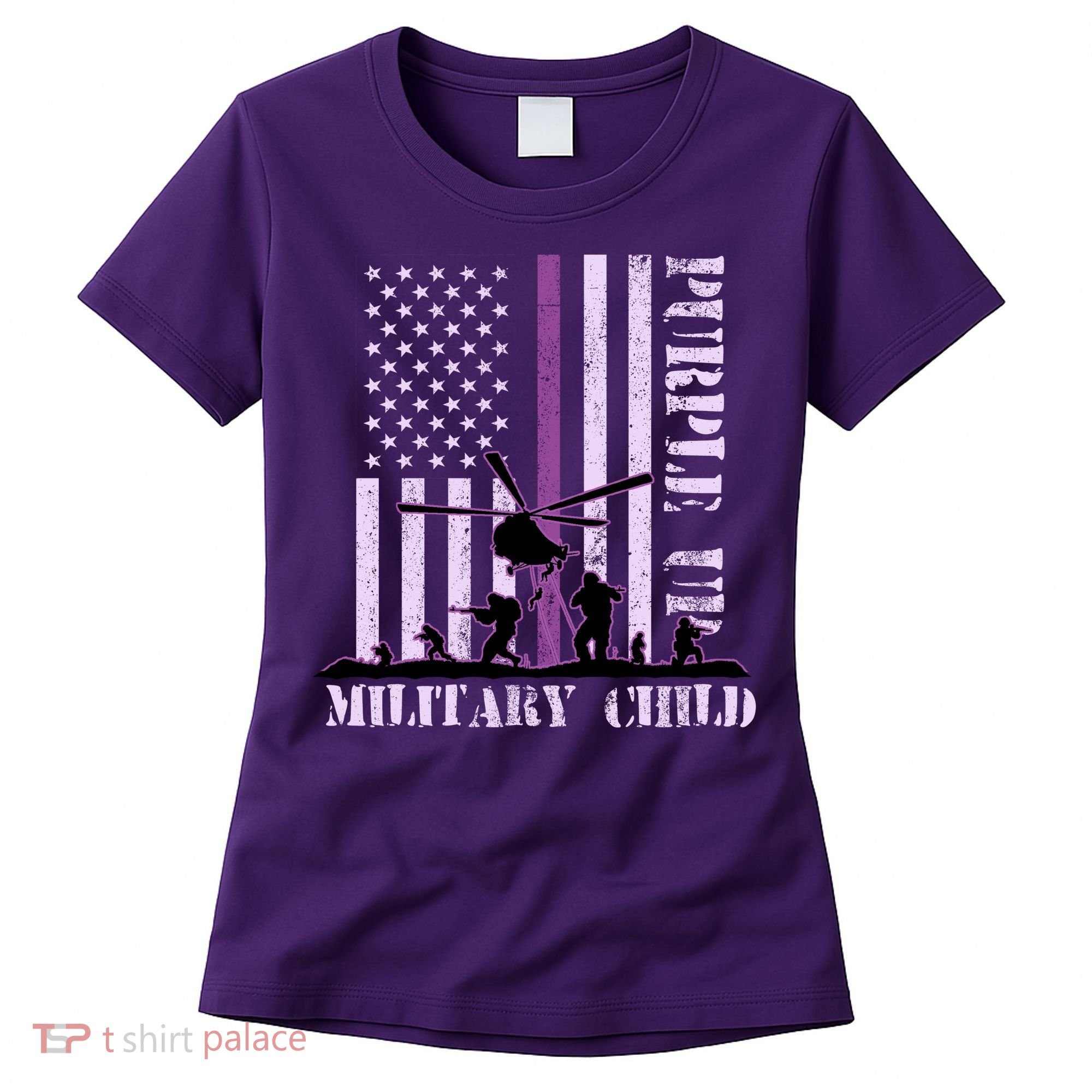 Purple Up Military Child Women's T-Shirt