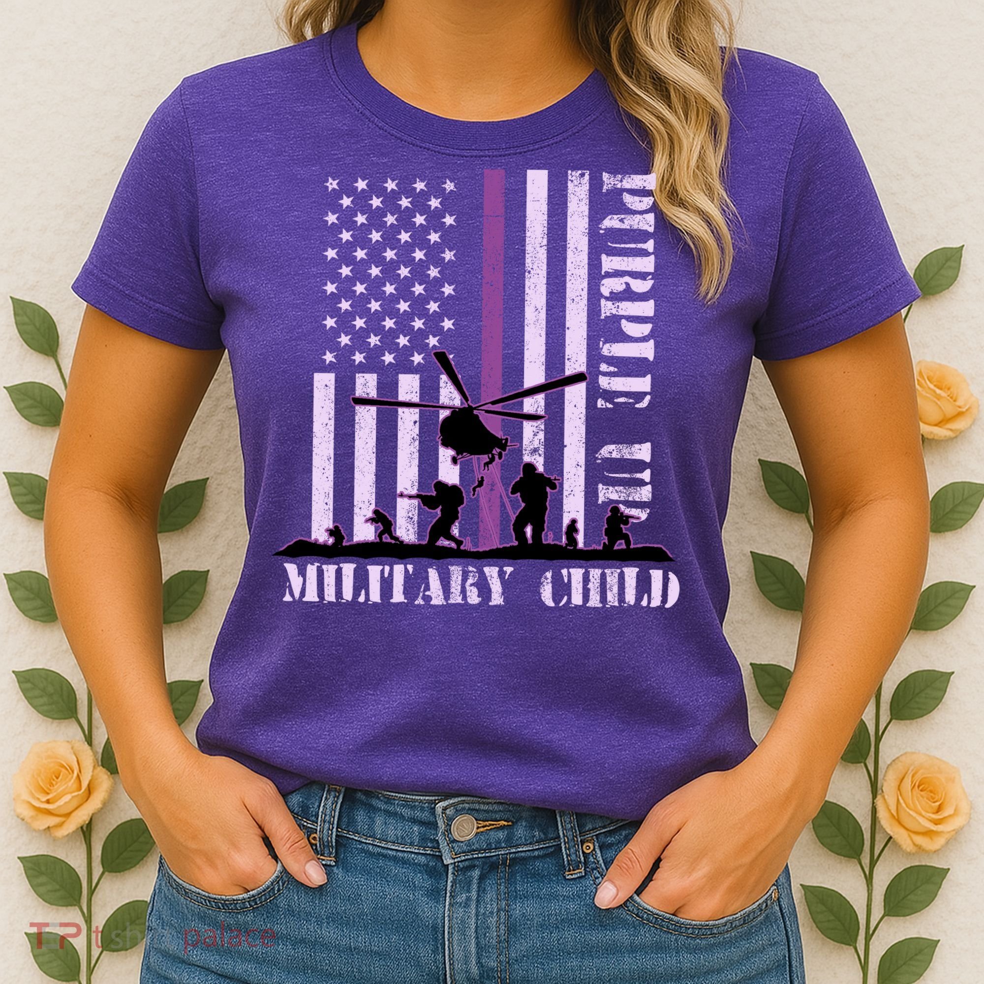 Purple Up Military Child Women's T-Shirt