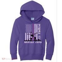 Purple Up Military Child Kids Hoodie thumb 0
