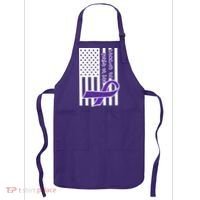 Purple Up Month Military Child Awareness Flag Apron thumb 0