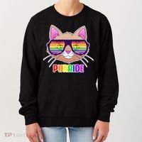 Purride Gay Pride Cat Women's Sweatshirt thumb 0