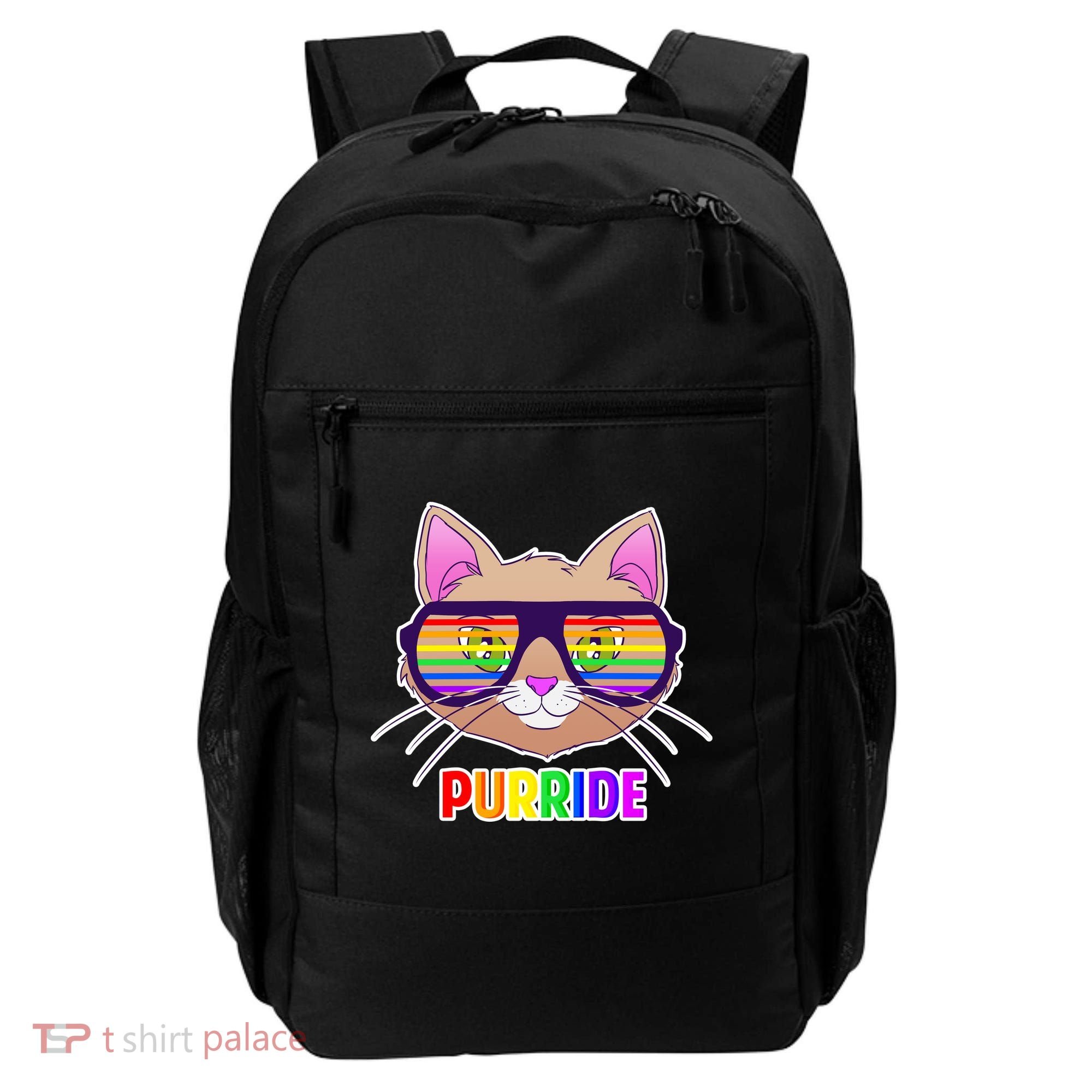 Purride Gay Pride Cat Backpack