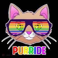 Purride Gay Pride Cat Bucket Hat thumb 4
