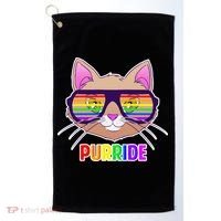 Purride Gay Pride Cat Golf Towel thumb 0