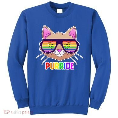 Purride Gay Pride Cat Sweatshirt