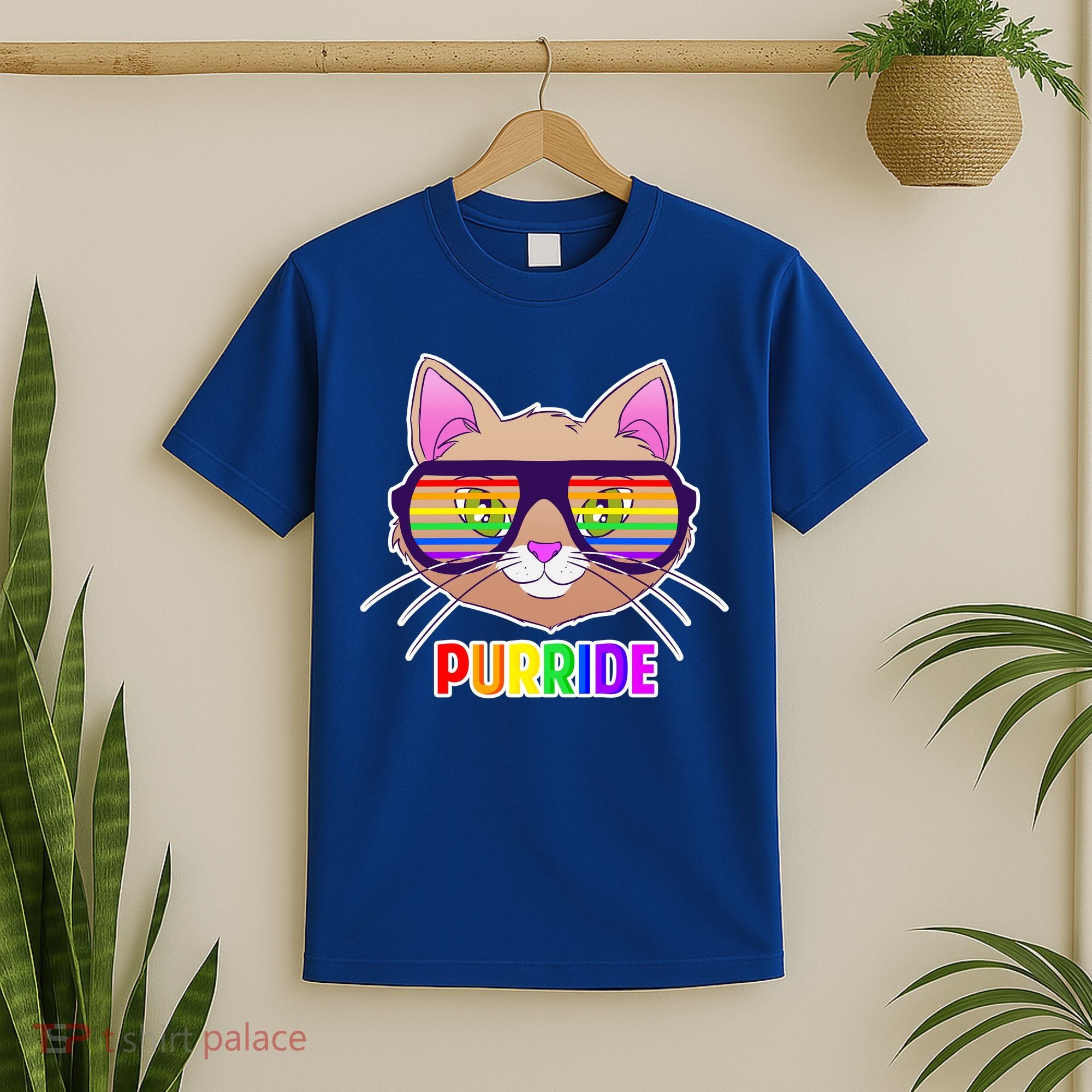 Purride Gay Pride Cat T-Shirt