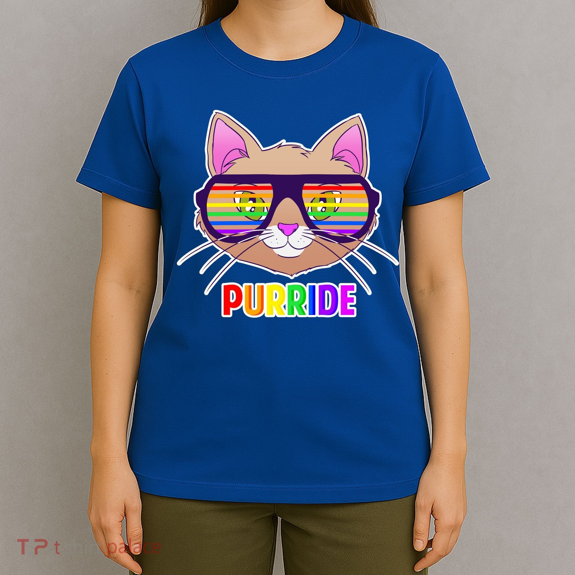 Purride Gay Pride Cat T-Shirt