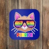 Purride Gay Pride Cat Coaster thumb 0