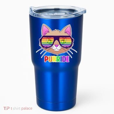 Purride Gay Pride Cat Tumbler
