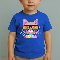 Purride Gay Pride Cat Toddler T-Shirt thumb 2