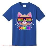 Purride Gay Pride Cat Kids T-Shirt thumb 0