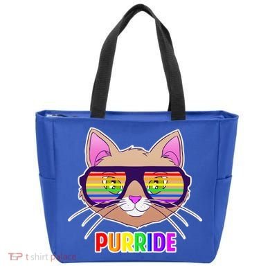 Purride Gay Pride Cat Tote Bag
