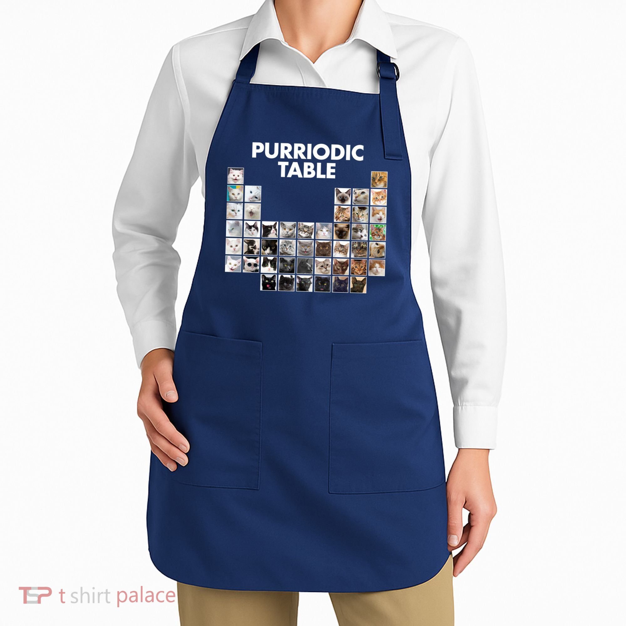 Purriodic Table Of Cats Periodic Apron