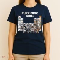 Purriodic Table Of Cats Periodic T-Shirt thumb 4