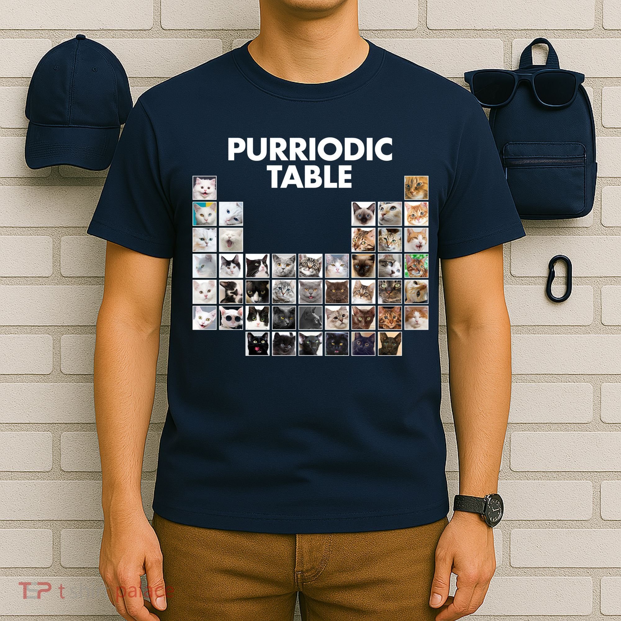 Purriodic Table Of Cats Periodic T-Shirt