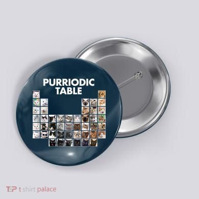 Purriodic Table Of Cats Periodic Button