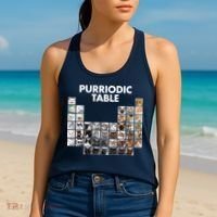 Purriodic Table Of Cats Periodic Women's Tank Top thumb 2
