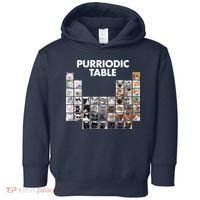 Purriodic Table Of Cats Periodic Toddler Hoodie thumb 0