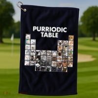 Purriodic Table Of Cats Periodic Golf Towel thumb 1