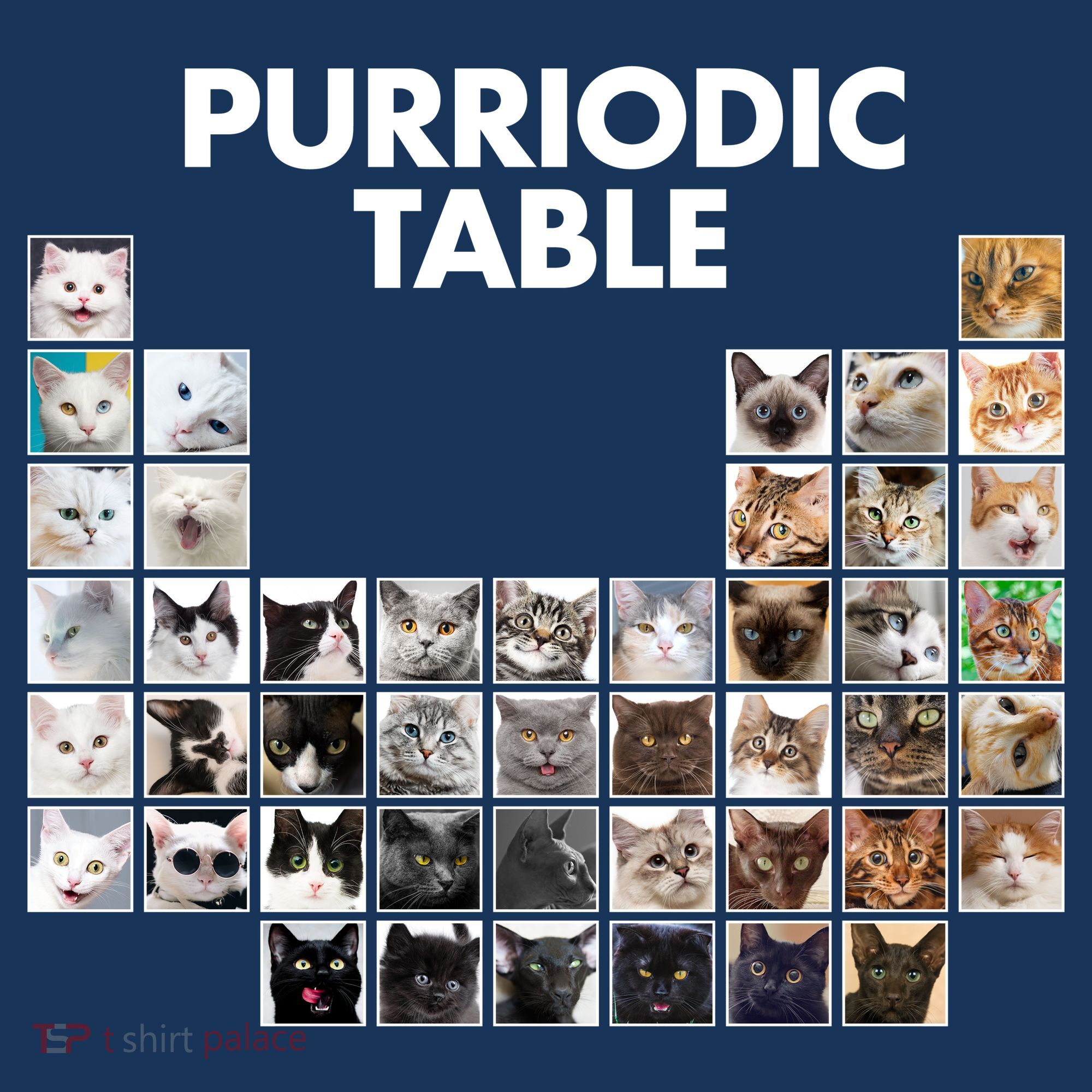 Purriodic Table Of Cats Periodic Toddler T-Shirt