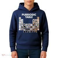 Purriodic Table Of Cats Periodic Kids Hoodie thumb 4