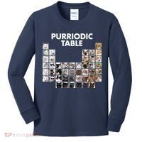 Purriodic Table Of Cats Periodic Kids Long Sleeve Shirt thumb 0