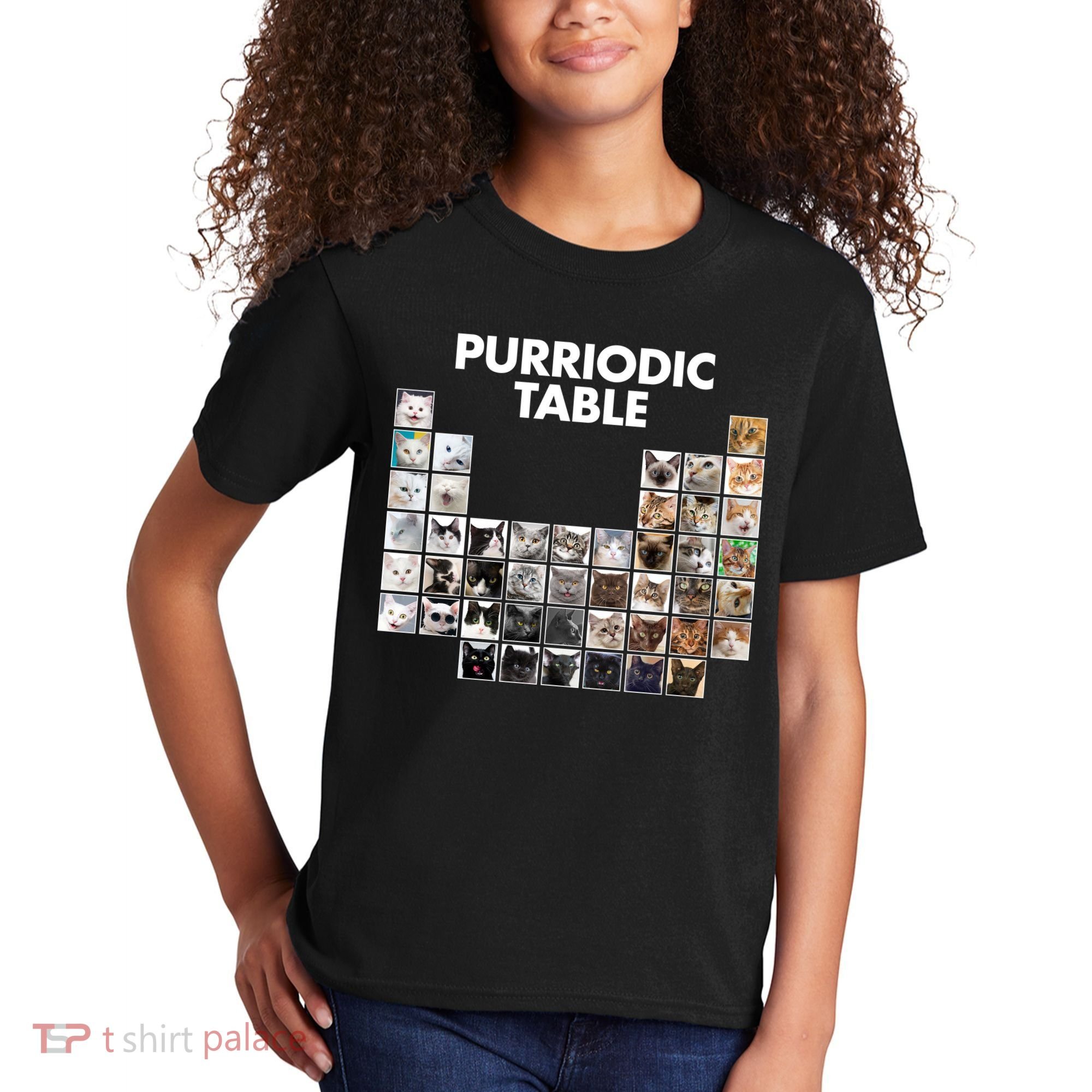 Purriodic Table Of Cats Periodic Kids T-Shirt
