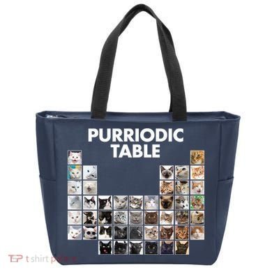 Purriodic Table Of Cats Periodic Tote Bag