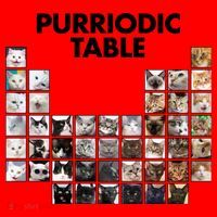 Purriodic Table Of Cats Periodic Santa Hat thumb 1