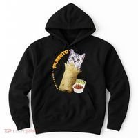 Purrito Cat In A Burrito Hoodie thumb 0