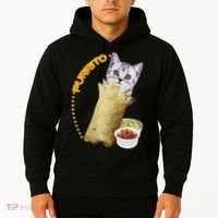 Purrito Cat In A Burrito Hoodie thumb 2