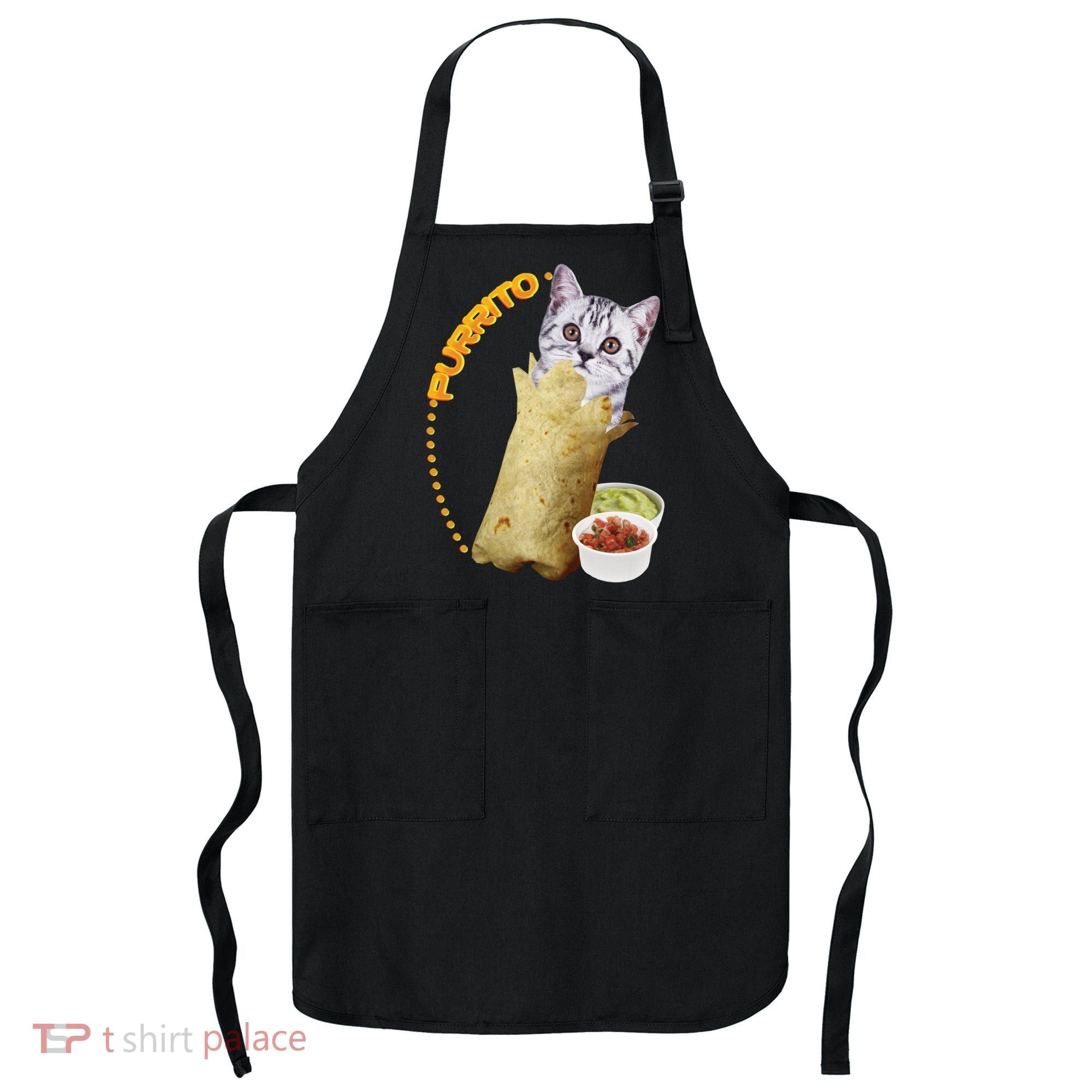 Purrito Cat In A Burrito Apron