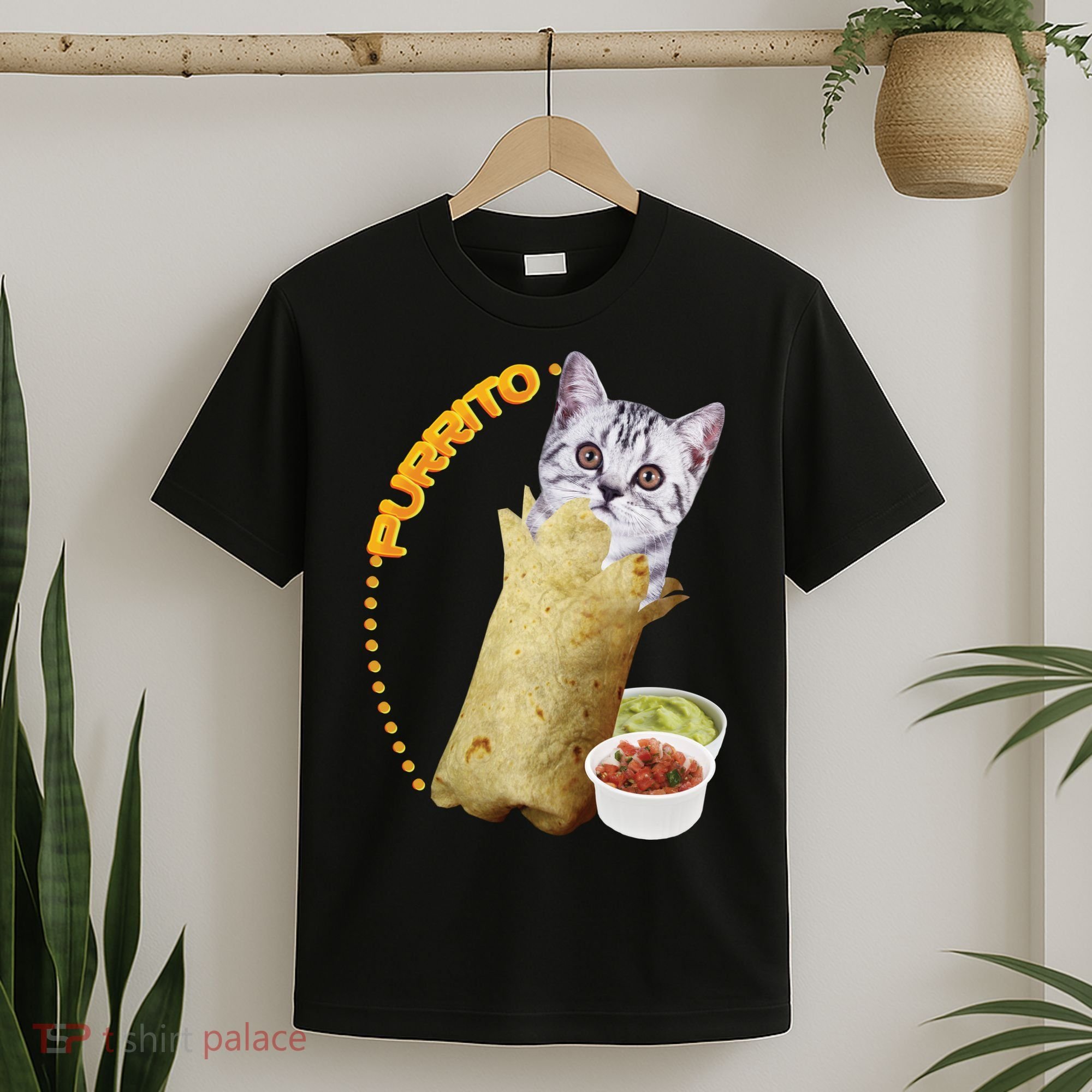 Purrito Cat In A Burrito T-Shirt