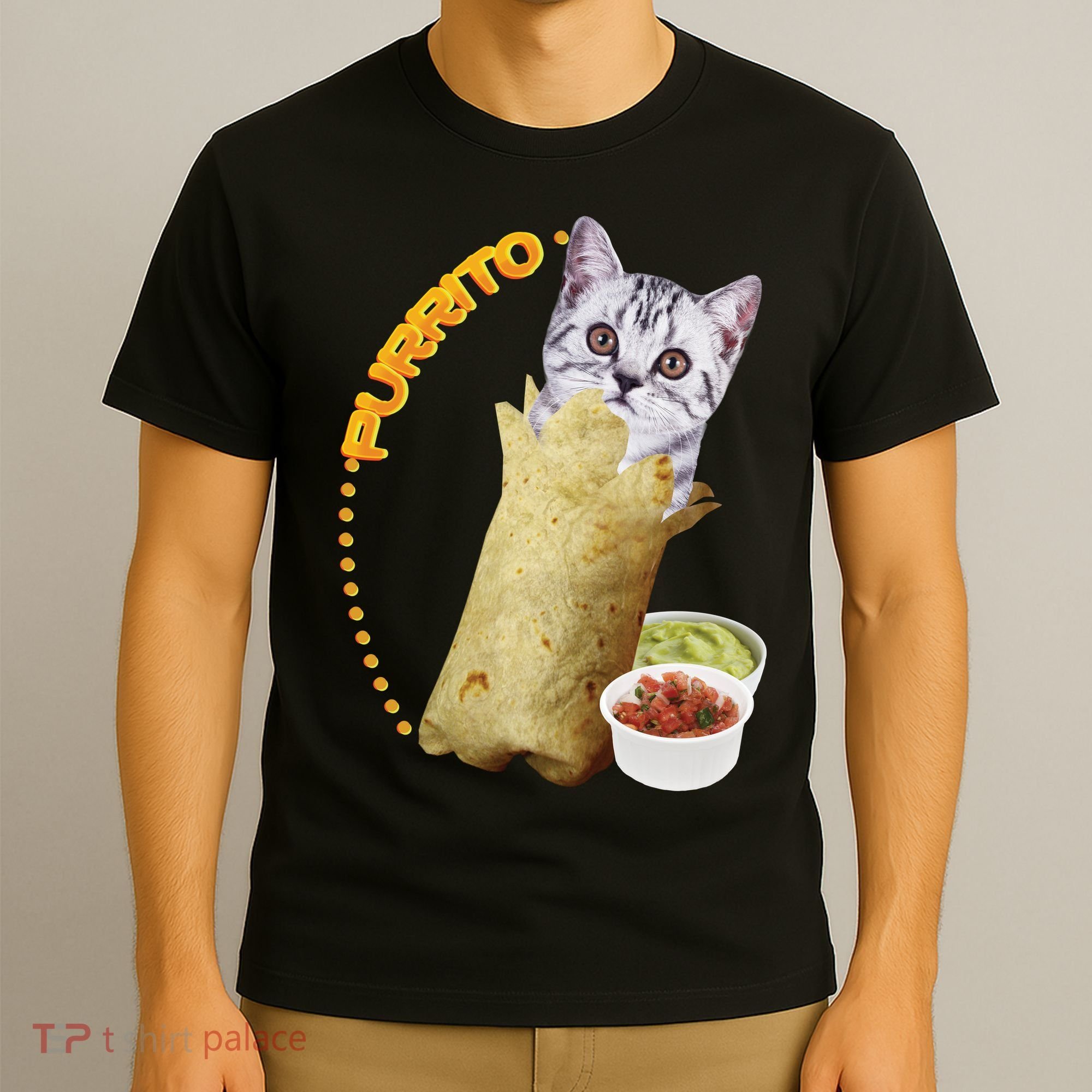 Purrito Cat In A Burrito T-Shirt