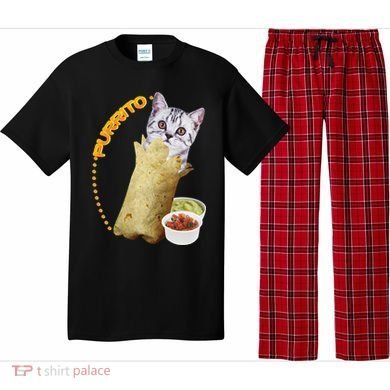 Purrito Cat In A Burrito Pajama Set