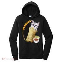Purrito Cat In A Burrito Women's Hoodie thumb 0