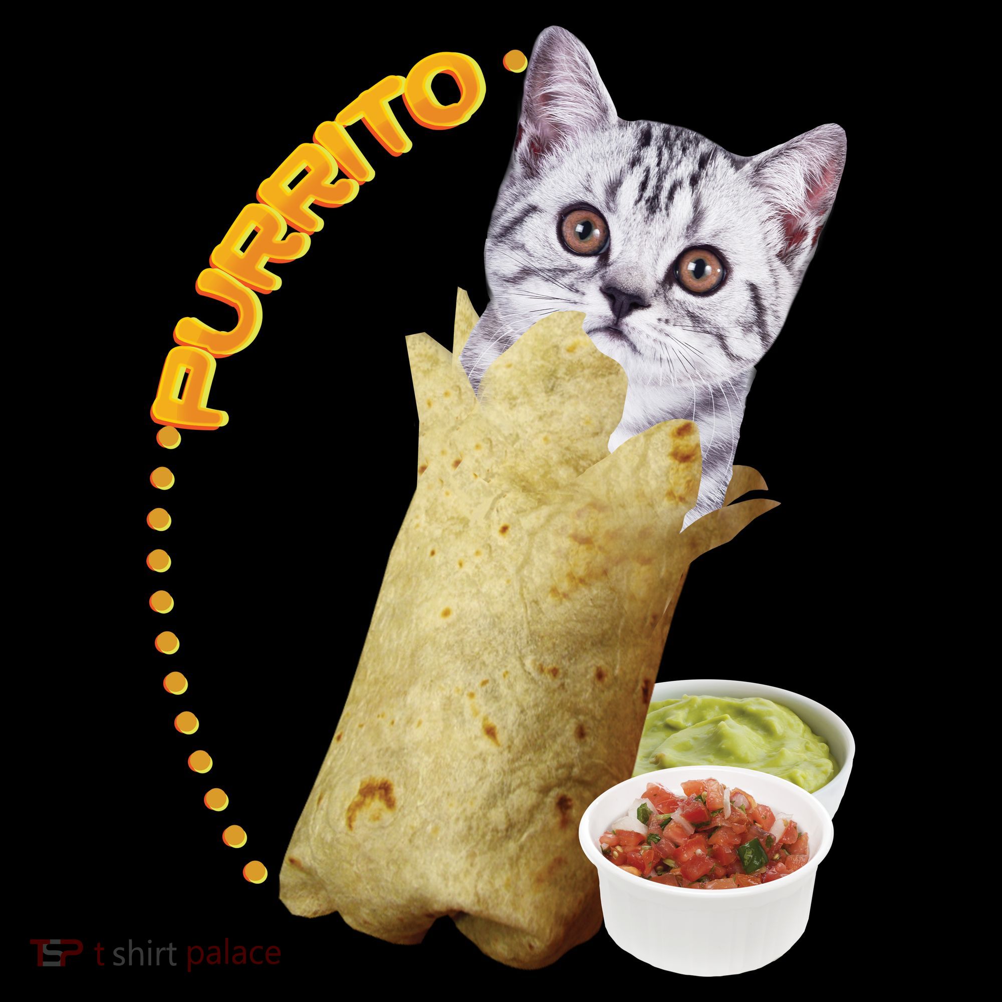 Purrito Cat In A Burrito Women's Tank Top