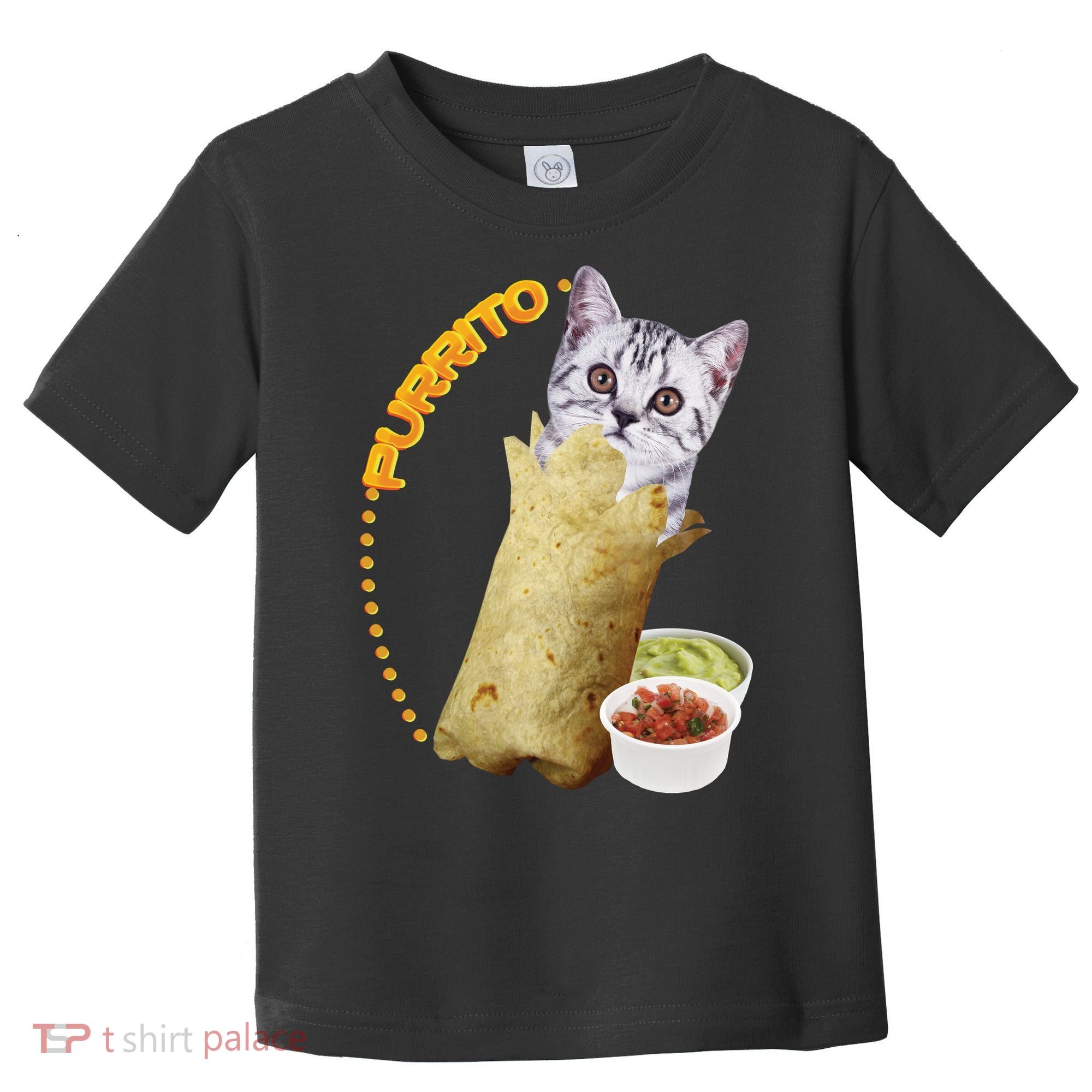 Purrito Cat In A Burrito Toddler T-Shirt