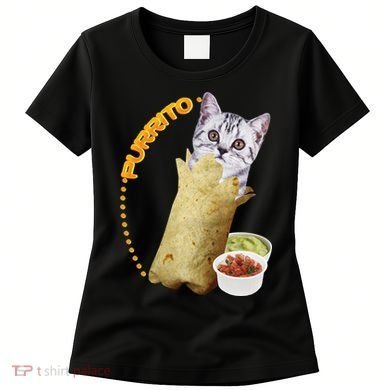 Purrito Cat In A Burrito Women's T-Shirt