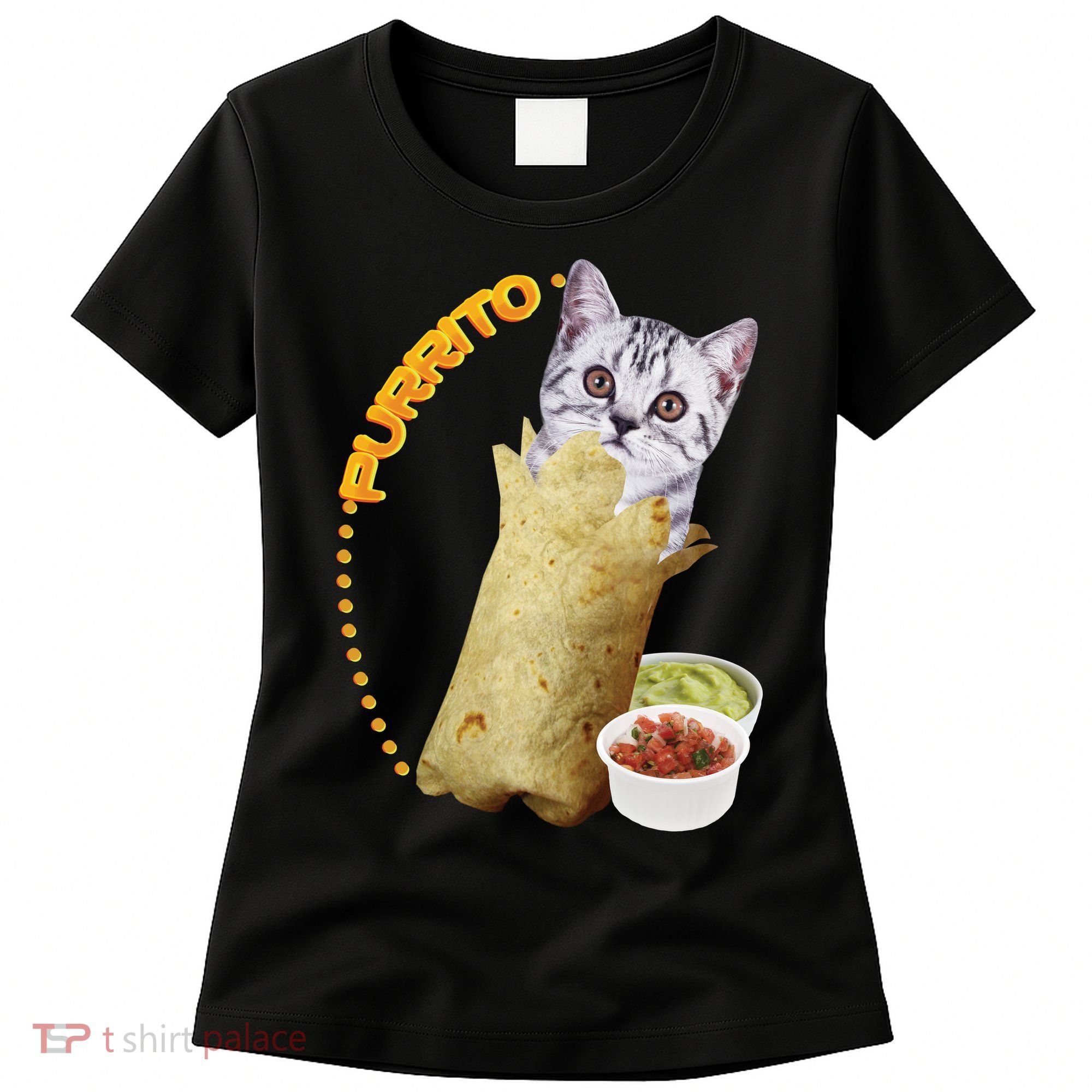 Purrito Cat In A Burrito Women's T-Shirt