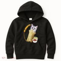 Purrito Cat In A Burrito Kids Hoodie thumb 0